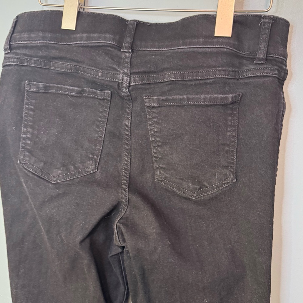 SPANX EveryWear Ankle Skinny Jeans in Clean Black 20278R. Pull On. Women’s Large - Picture 7 of 13